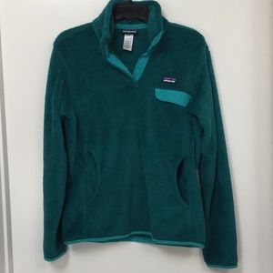 Pullover, Fleece Pine Green Jacket.